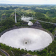 Arecibo Observatory in spring 2019, before the cable failures.
